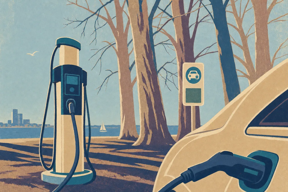 EV Charging in Burlington City Lots Stops Being Free October 1